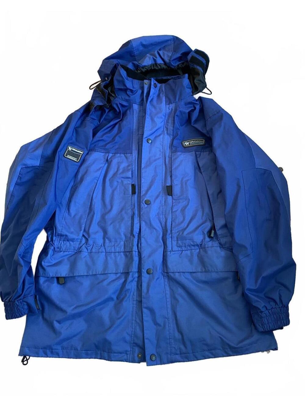 Wetskins Gorpcore Blue Waterproof Coat Men's XL